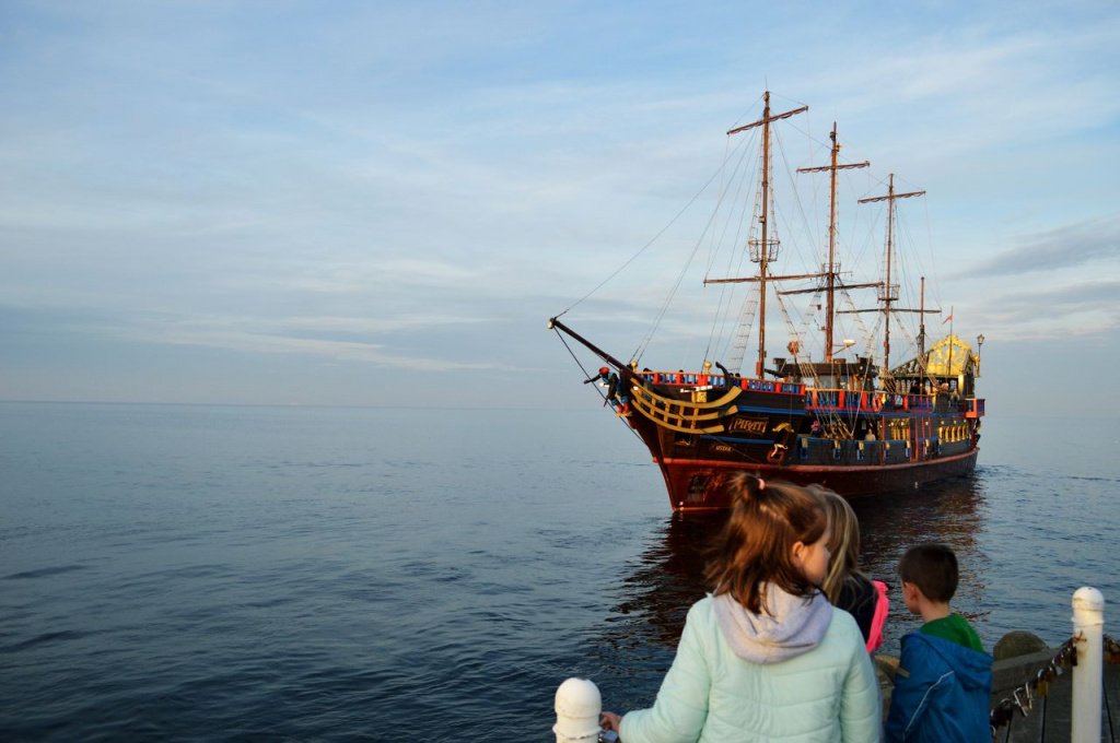 Пиратский корабль в Сопоте