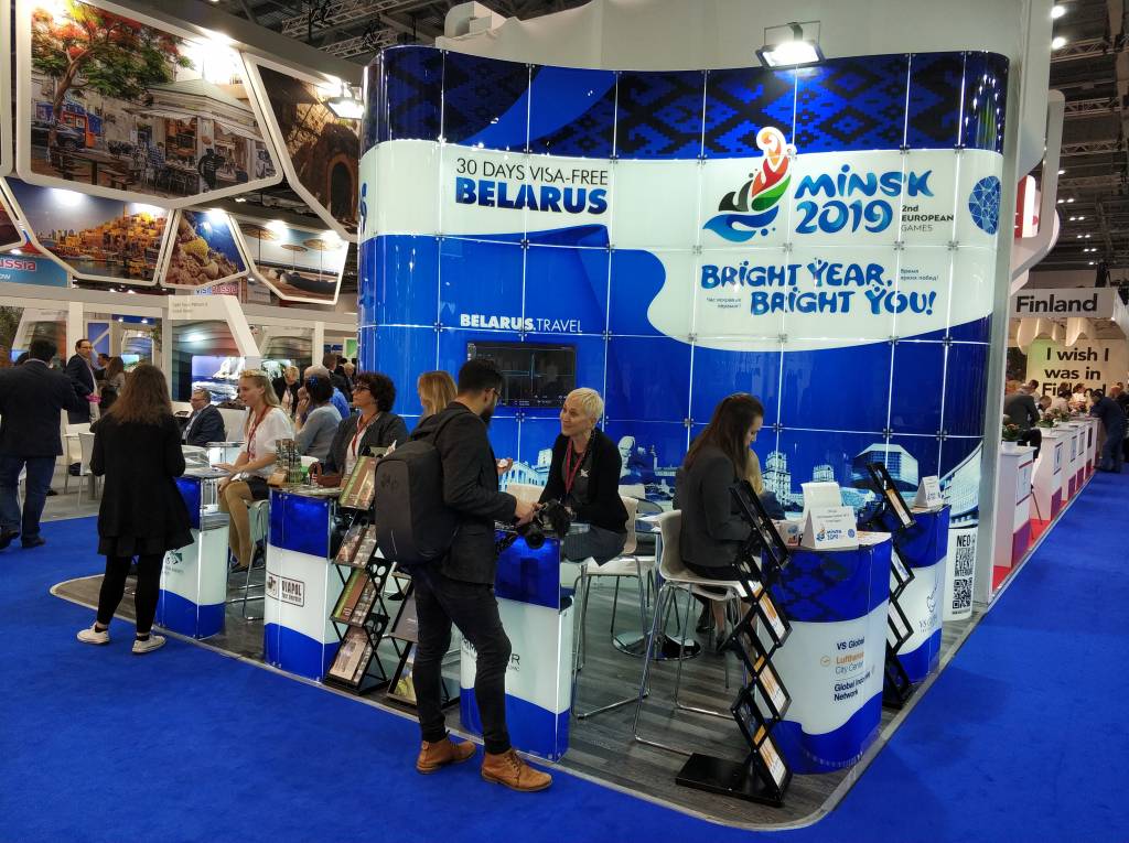 На выставке WTM 2018 в Лондоне представлен Национальный стенд Беларуси