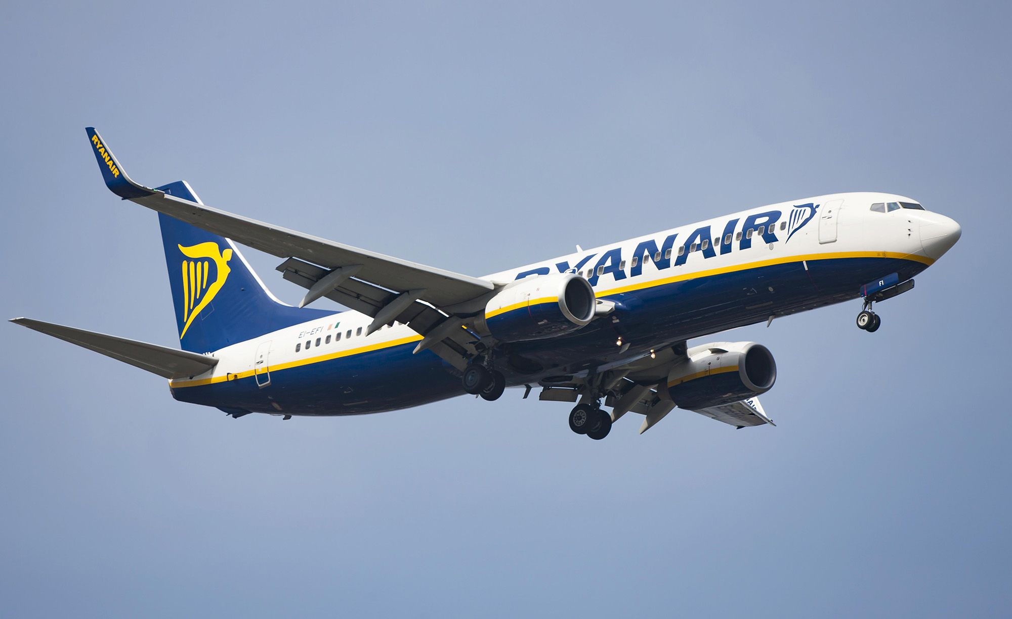 Ryanair: скидки 20% на полеты влоть до января