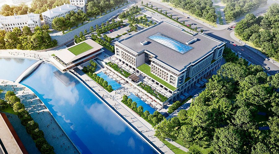 В Минске завершилось строительство элитного отеля Waldorf Astoria