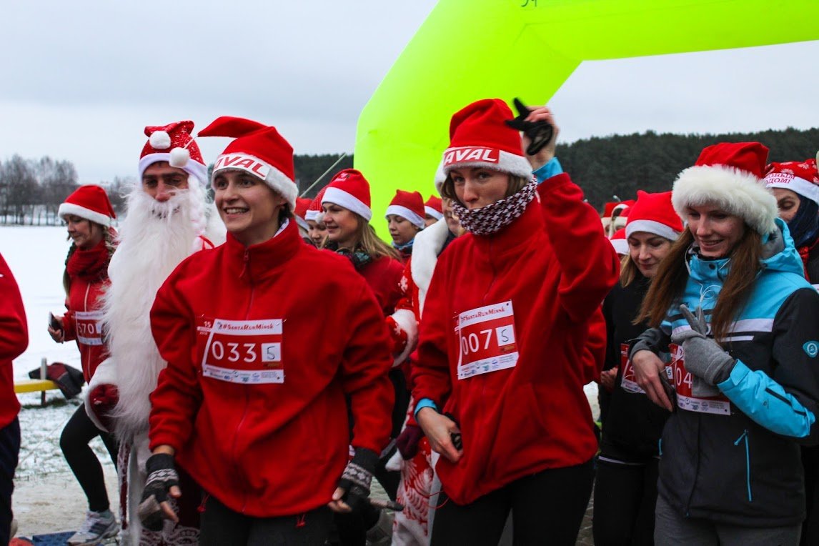 В Минске снова пройдет забег Санта-Клаусов