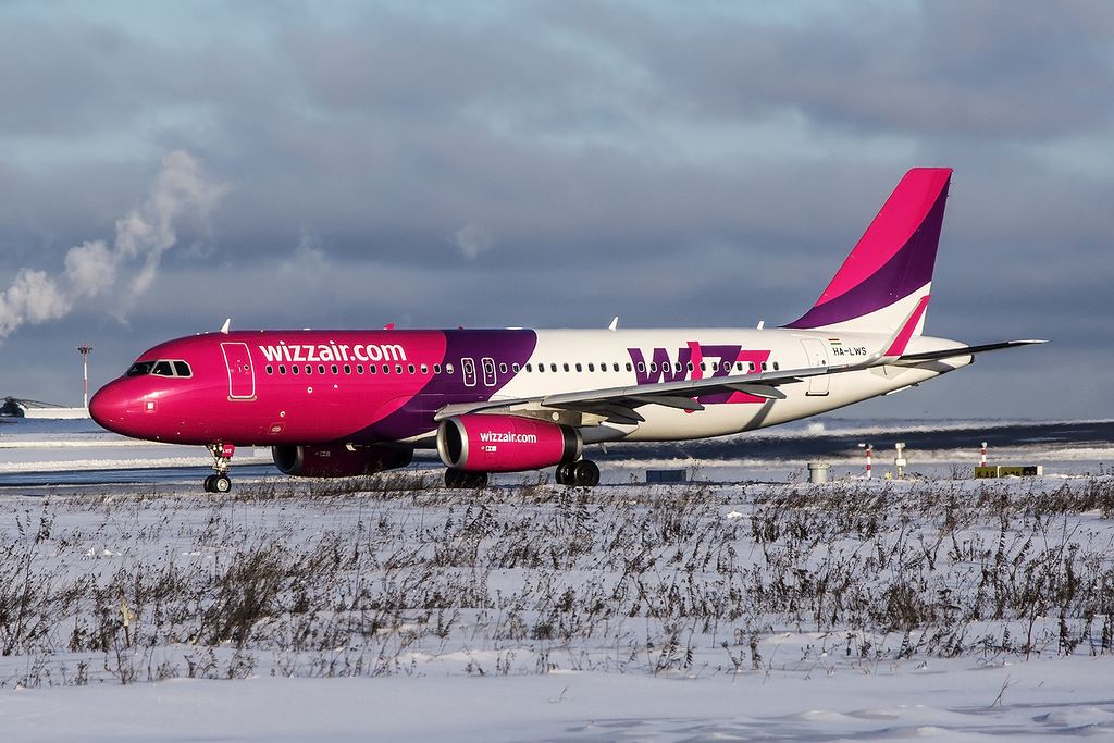 Wizz Air: скидка 20% на некоторые направления