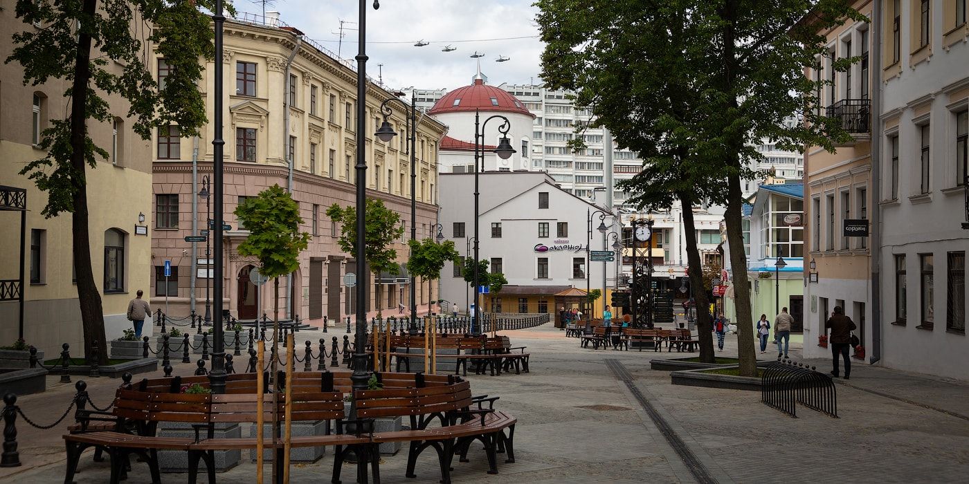 В Минске планируют создать новые пешеходные улицы