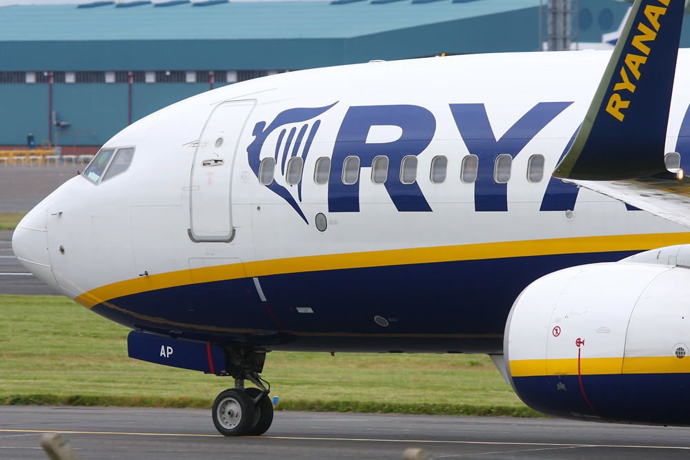 Ryanair: скидка 25% на миллион билетов с августа по январь
