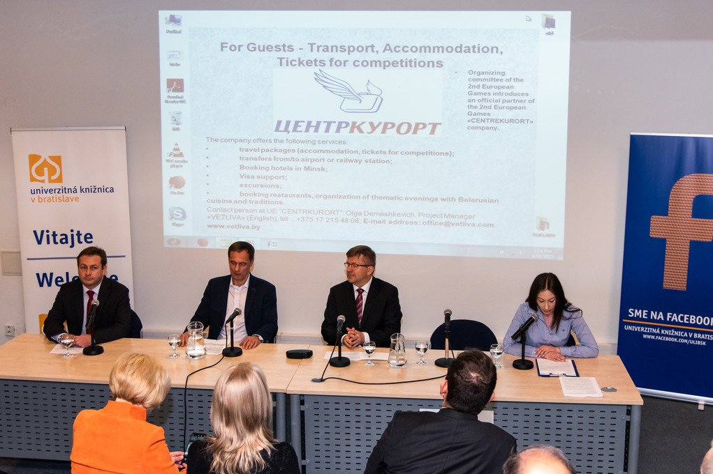 В Словакии провели презентацию Евроигр и турпотенциала Беларуси