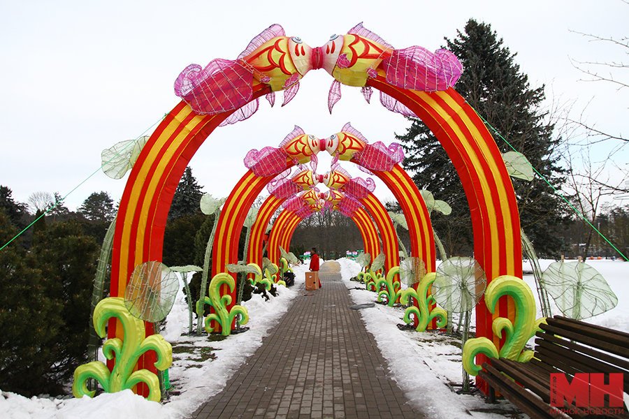 В ботаническом саду готовят фестиваль китайских фонарей