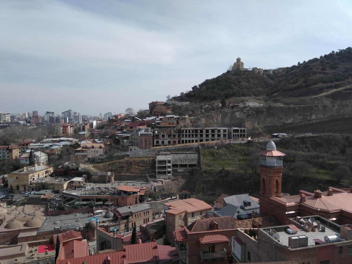 Тбилиси фото с высоты