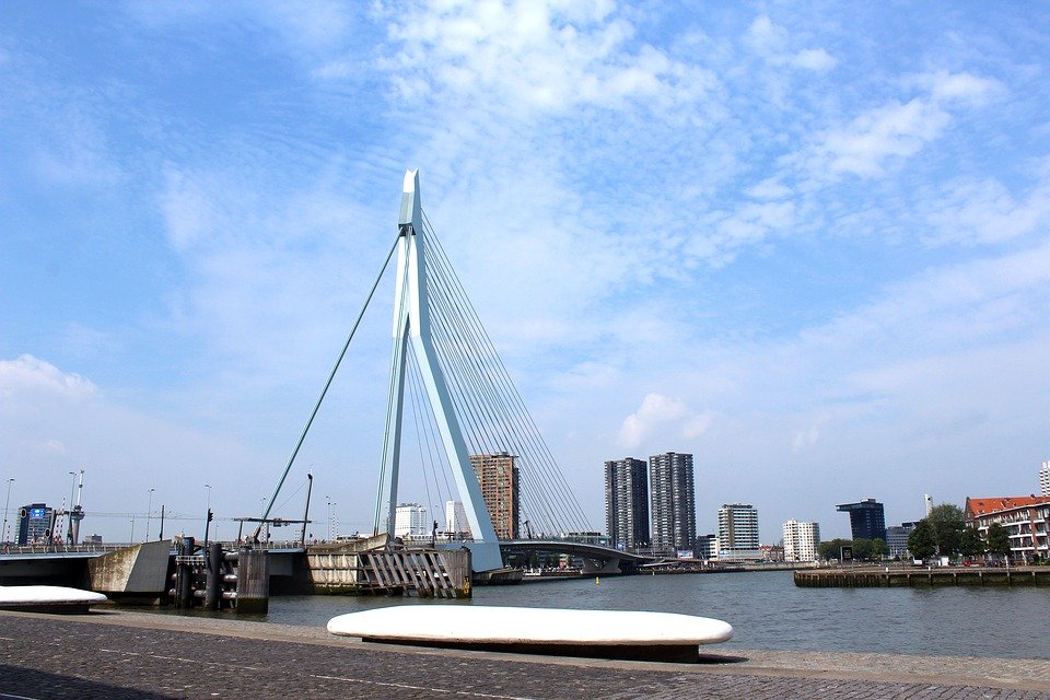 Мост Эразма Роттердамского, pexels.com
