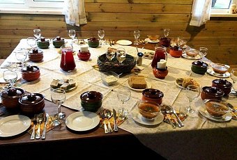 Национальный ужин на усадьбе «Мир пчёл»