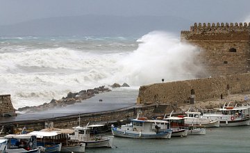 На западе Греции введён «красный» уровень метеоопасности
