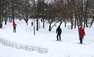 В парке им. 900-летия Минска открылась лыжная трасса